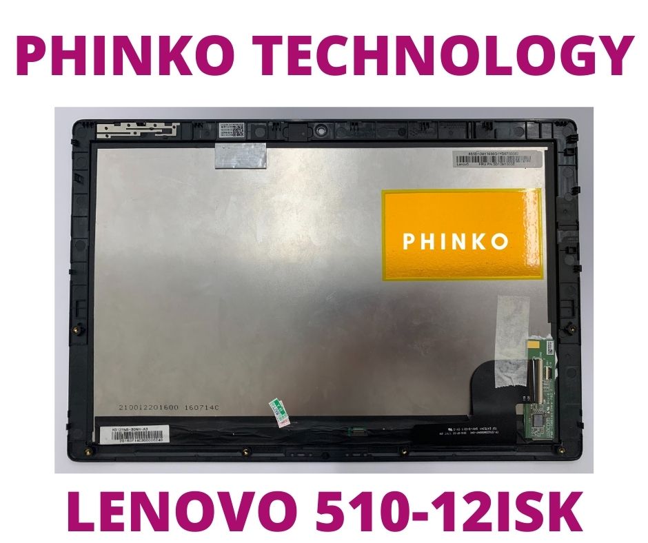 12.2" Lenovo Miix 510-12ISK IKB LCD Touch Screen Digitizer Assembly with Frame