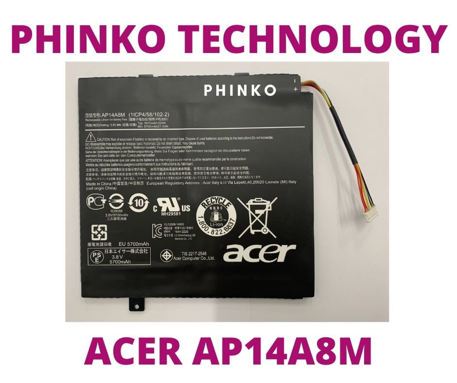 Acer Genuine Battery AP14A8M for Aspire Switch 10 SW5-011 SW5-012 AP14A4M