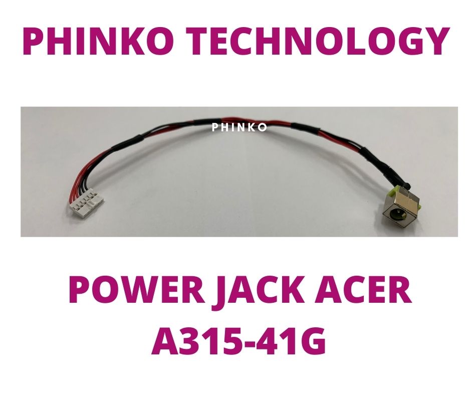 DC Power Jack per Notebook ACER Aspire A315-41G A515-41G p/n 50.GPYN2.002 6PIN