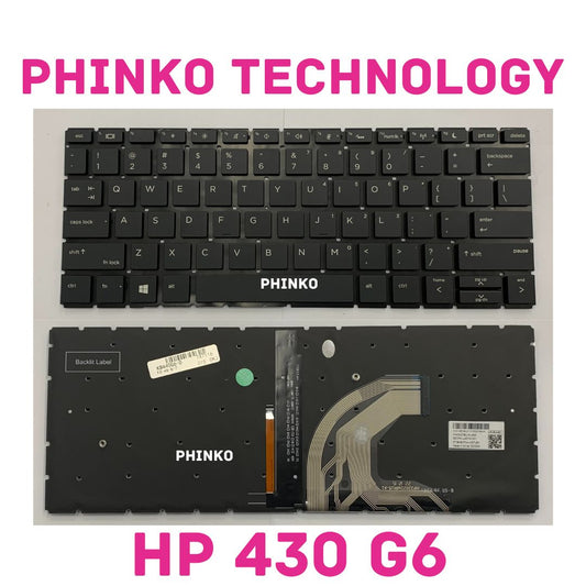 NEW Keyboard for HP ProBook 430 435 G6 G7 Backlit US NO Frame
