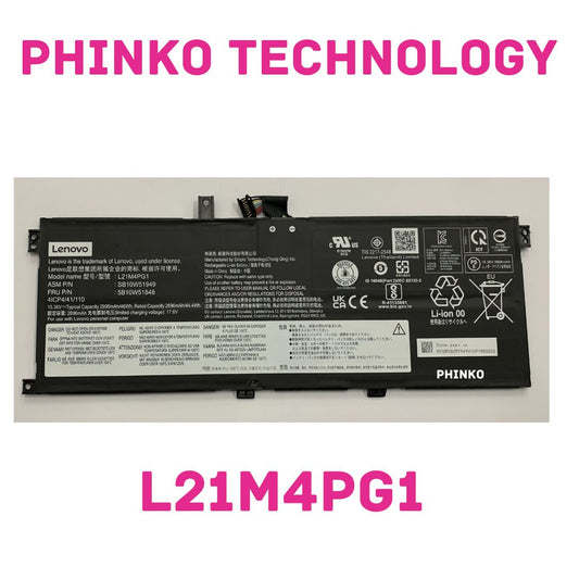 NEW Lenovo Battery L21C4PG1 L21D4PG1 L21L4PG1 L21M4PG1 4ICP4/41/110 46Wh