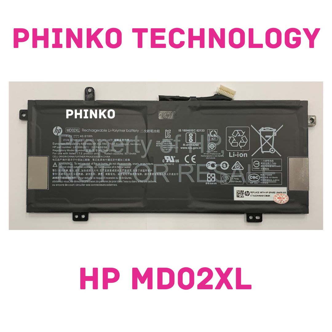 MD02XL HSTNN-OB1N Battery for HP 12B Chromebook X360 L63999-AC1 Series