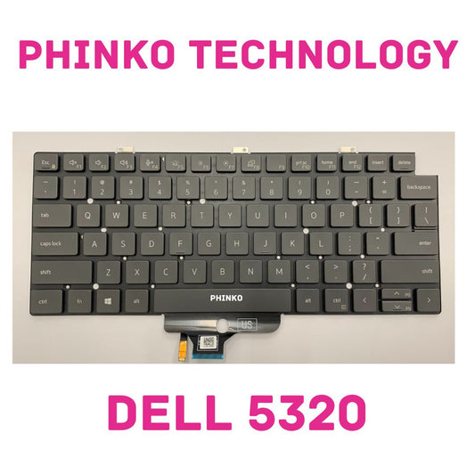 New For Dell Latitude 13-7300 7310 7320 5320 Laptop US Backlit Keyboard