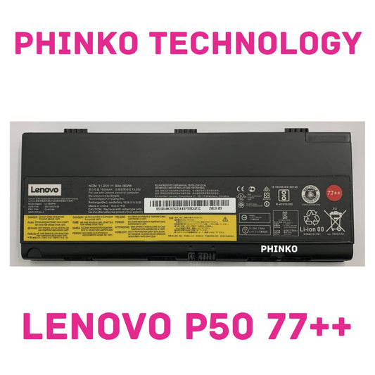 77++ battery Lenovo P50 P51 P52 01AV495 01AV496 SB10K97634 SB10K97635