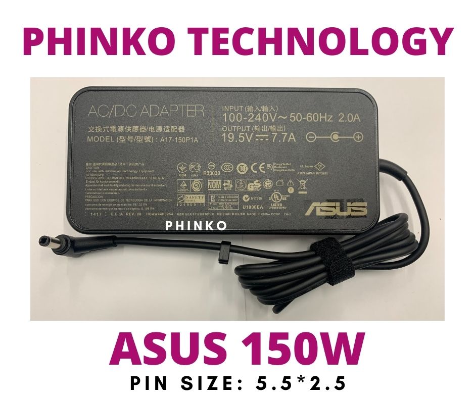 ASUS 150W Adapter Charger G73J G73JH G53S VX7 G73S G74 G74S G74SX