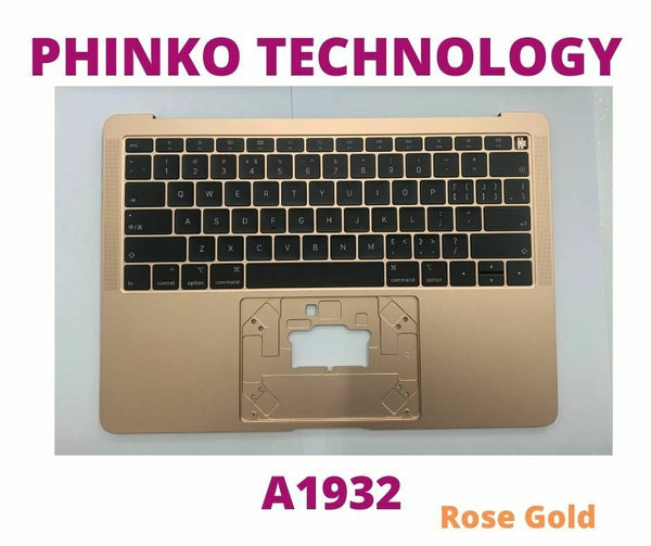 NEW Macbook air A1932 Palmrest Top Cover with US Keyboard 2017 Rose Go