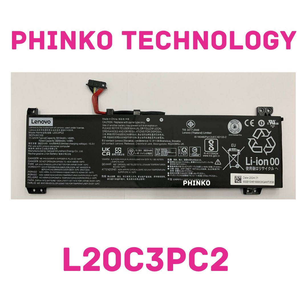 Genuine L20C3PC2 L20M3PC2 L20D3PC2 Battery for Lenovo IdeaPad Gaming 3i 3-15ACH6