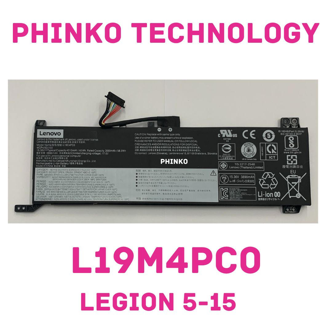 NEW Genuine L19M4PC0 5B10W86195 laptop battery for LENOVO Legion 5 15 15.44V