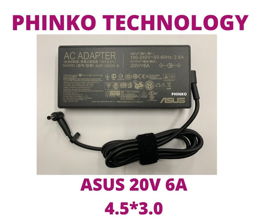 OEM Slim 20V 6A 120W A17-120P2A For ASUS ZenBook15 UX534F Laptop Charger 4.5*3.0