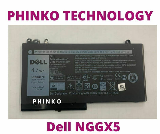 NEW Genuine NGGX5 Battery for DELL Latitude E5250 E5270 JY8D6 954DF 0JY8D6