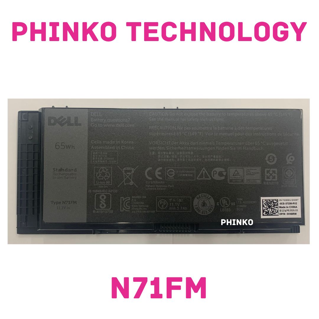 NEW Dell N71FM Battery For Precision M4600 M4700 M6600 65wh N71FM T3NT1 GXMW9