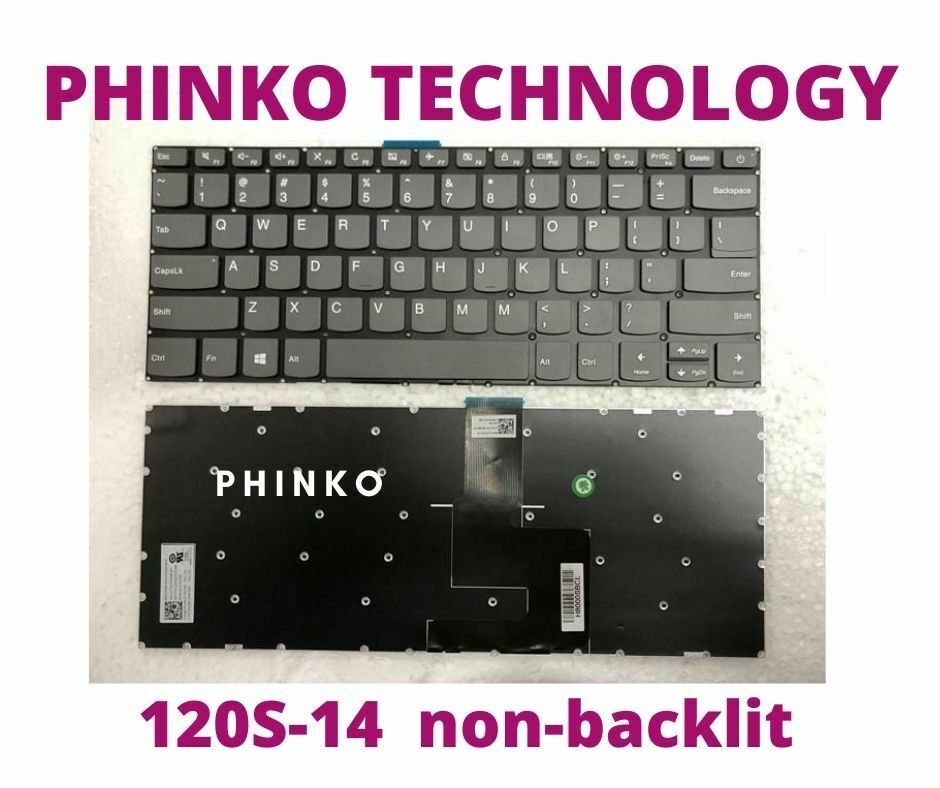 US Keyboard For Lenovo 320-14 320S-14IKB 120S-14IAP Non Backlit