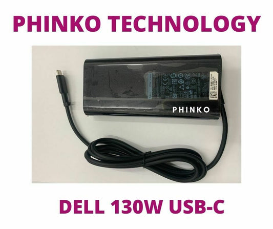 NEWGenuine Original Dell 130W USB-C Type-C AC Power Adapter Charger XPS 15 9575