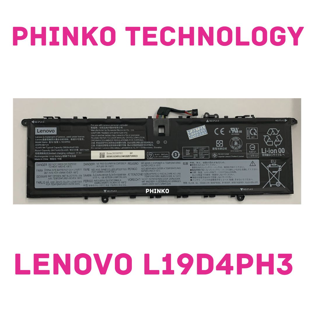 New Genuine L19D4PH3 L19C4PH3 OEM Battery for Lenovo Yoga Slim 7 Pro 14 14s 2021