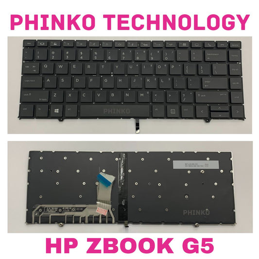 Black US Backlit Keyboard For HP ZBook Studio G5 Mobile Workstation x360