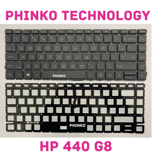 NEW HP Probook 440 G8 445 G8 US Black Keyboard with Backlight