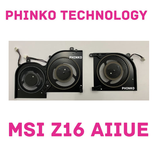 NEW CPU GPU FAN For MSI Creator Z16 A11UE A11UET A12UET MS-1571 MS-1572 DC 5V 1A