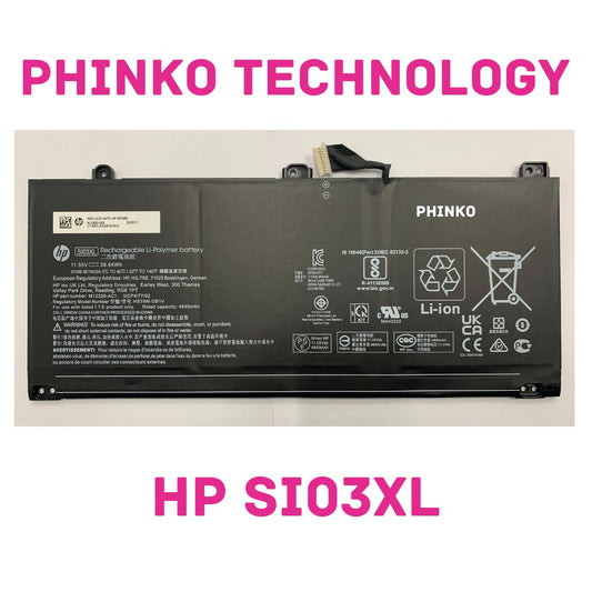 SI03XL Battery for HP HSTNN-OB1V M12329-AC1 Series 11.55V 58.84Wh