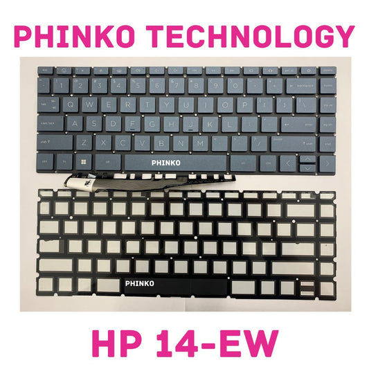 New HP Pavilion Plus 14-EW 14-EY 14-EY0095CL 14-EY1067NR Keyboard US Blacklit