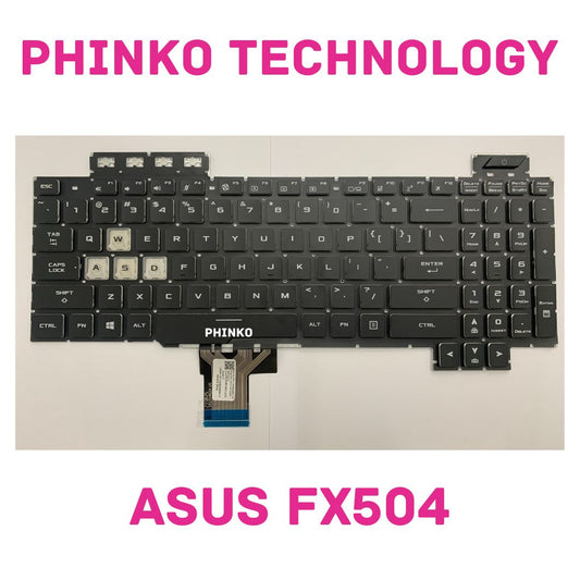 Keyboard Asus FX504 FX504GE FX504GM FX505D FX80 FX80GM GL703 Backlit 8 pin