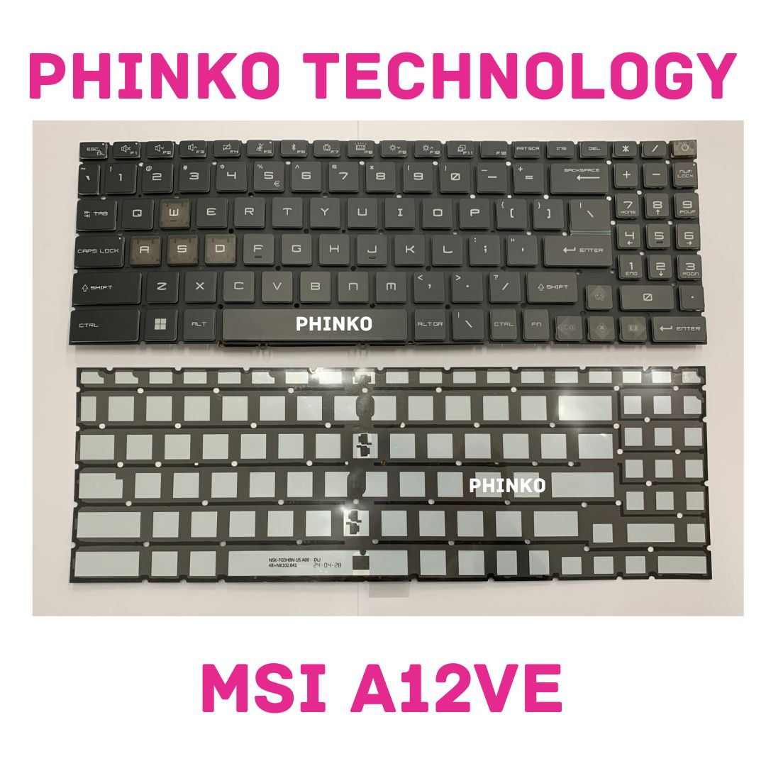 New for MSI Cyborg 15 A12V A12VE A12VF A13V A13VE A13VF keyboard backlit US