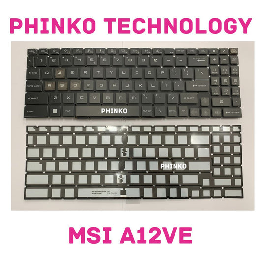 New for MSI Cyborg 15 A12V A12VE A12VF A13V A13VE A13VF keyboard backlit US