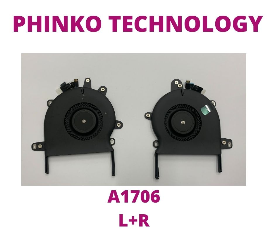NEW Apple MacBook Pro A1706 13" 2016 Left & Right Pair CPU Cooling Fan Set
