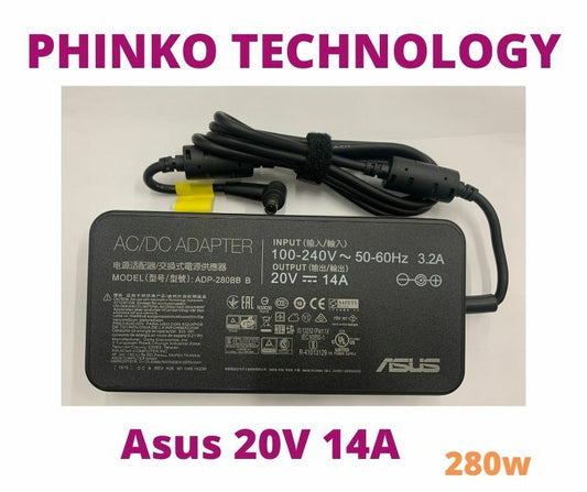 Original Asus ROG 20V 14A 280W AC Adapter Charger For MSI GE75 8SG GE75 8SF GE63