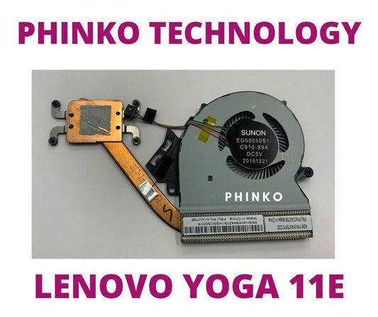 IBM LENOVO FRU: 01AV757 YOGA 11E Models (20GA or 20GB) FAN & HEATSINK