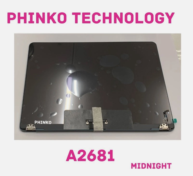 LCD Screen Display Assembly for Apple MacBook Air 13'' M2 A2681 2022 Midnight