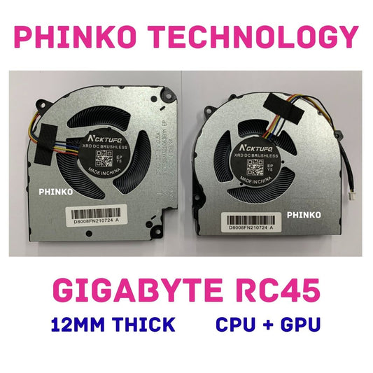 CPU GPU Fan Part for Gigabyte Aorus 7 SA 5 KB RC45 5 SB 5 MB