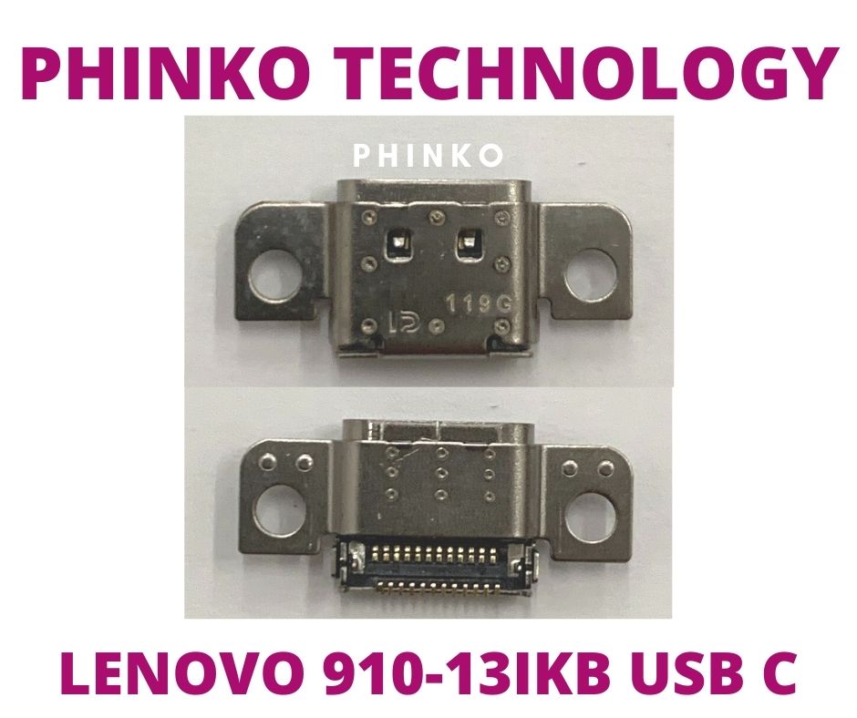 For Lenovo Yoga 910-13IKB 910 13IKB NS-A901 DC Jack Power Socket USB C Type-C