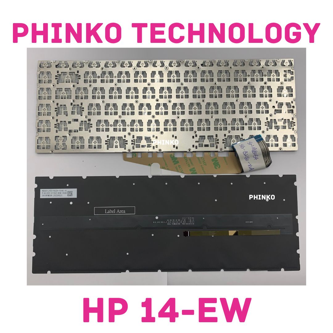 New HP Pavilion Plus 14-EW 14-EY 14-EY0095CL 14-EY1067NR Keyboard US Blacklit