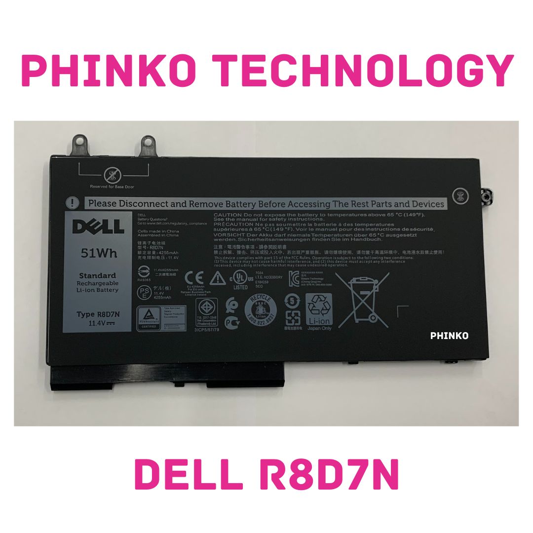 New R8D7N Battery for Dell Precision 3540 M3540 Latitude 5400 5500 5511