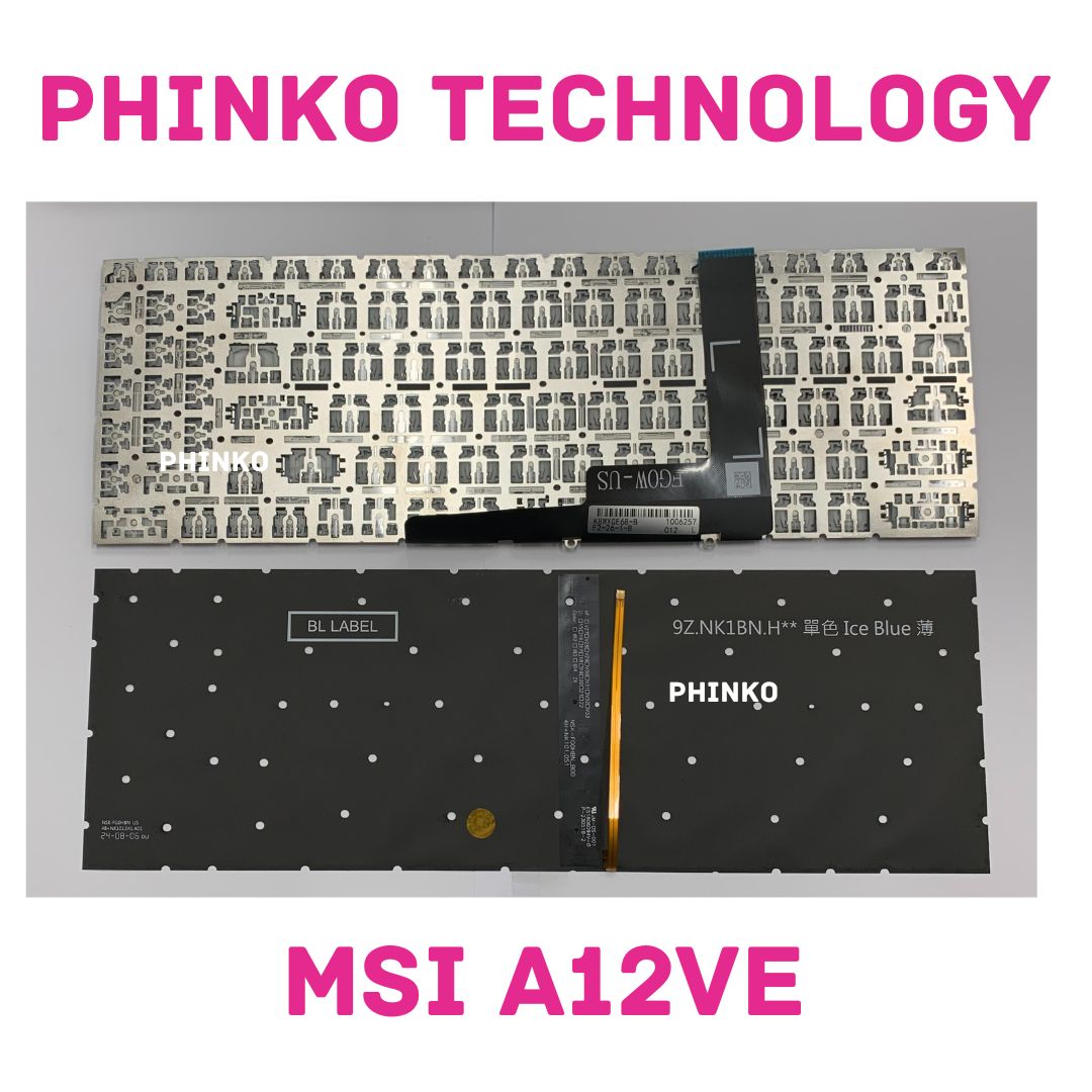 New for MSI Cyborg 15 A12V A12VE A12VF A13V A13VE A13VF keyboard backlit US