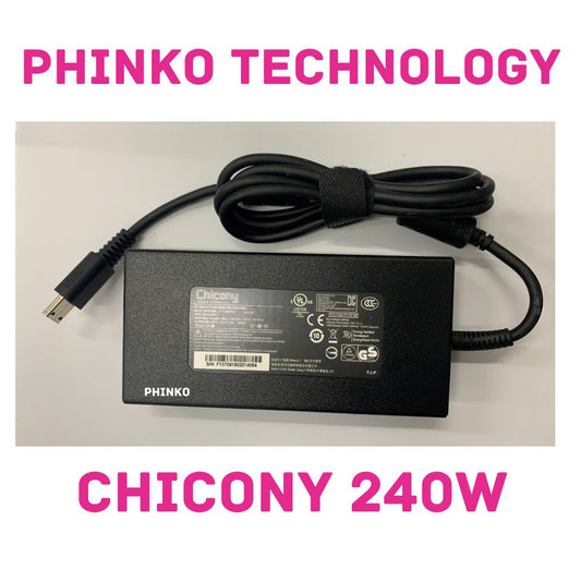 Chicony 20V 12A 240W Power Adapter For MSI Creator Z17 A12U A12UGST-054 Charger