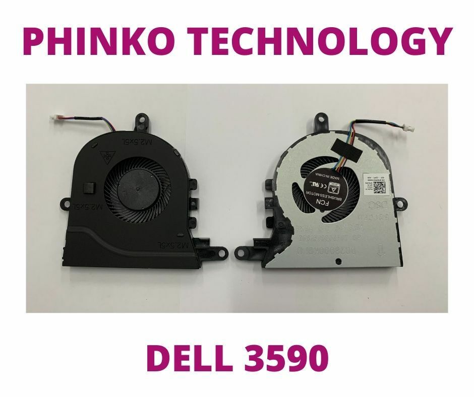 New CPU Cooling Fan for Dell Latitude 3590 L3590 E3590 for Inspiron 15 5570 5575