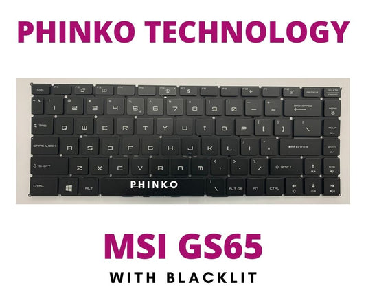 Keyboard for MSI GS65 GS65 Stealth GS65VR MS-16Q2 with Backlight