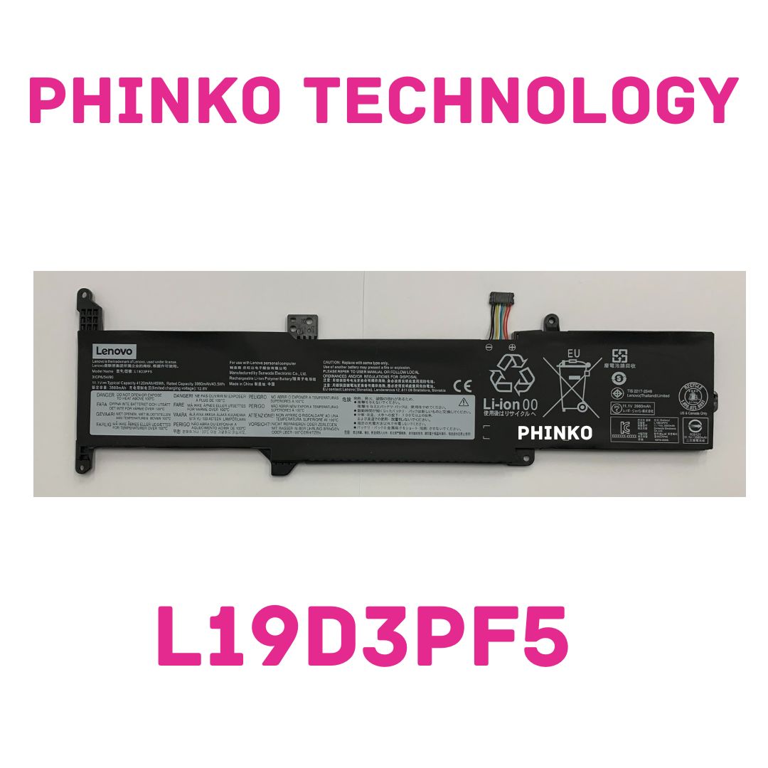 Genuine Lenovo Battery L19C3PF7 L19D3PF5 L19L3PF5 3IPC6/54/90 11.1V 45Wh