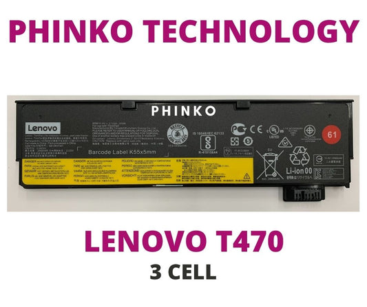 Battery for Lenovo ThinkPad T470 T480 T570 01AV423 01AV425 3Cell 61
