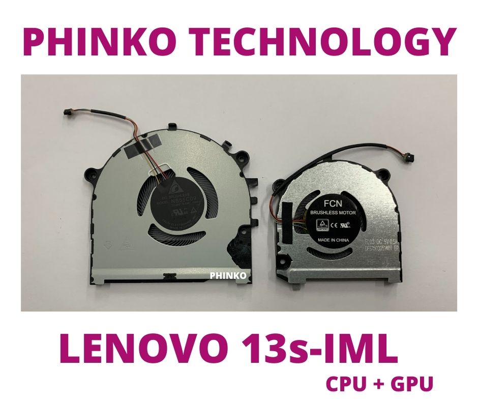 Lenovo ThinkBook 13s-IML 13s-IWL CPU GPU Cooling Fan