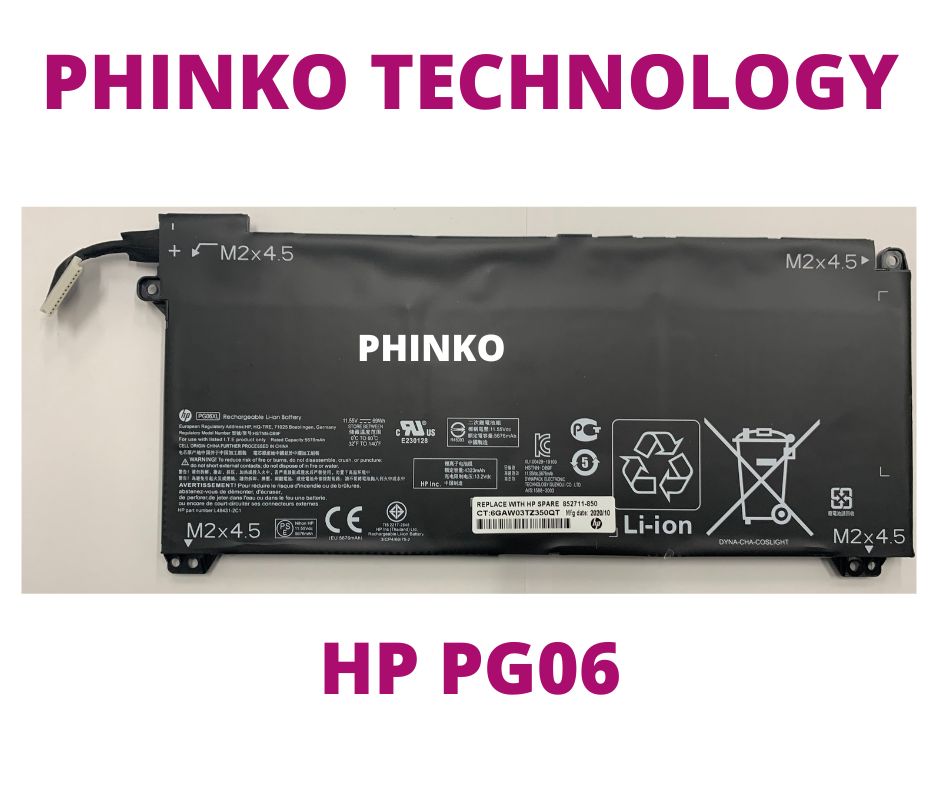 PG06XL Battery for HP Omen 5 Air 15-dh 15-dh0000nx HSTNN-DB9F L48431-2C1