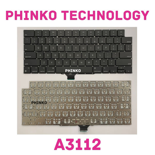 US Keyboard for Apple MacBook Pro 14" M4 A3112 2024 2025