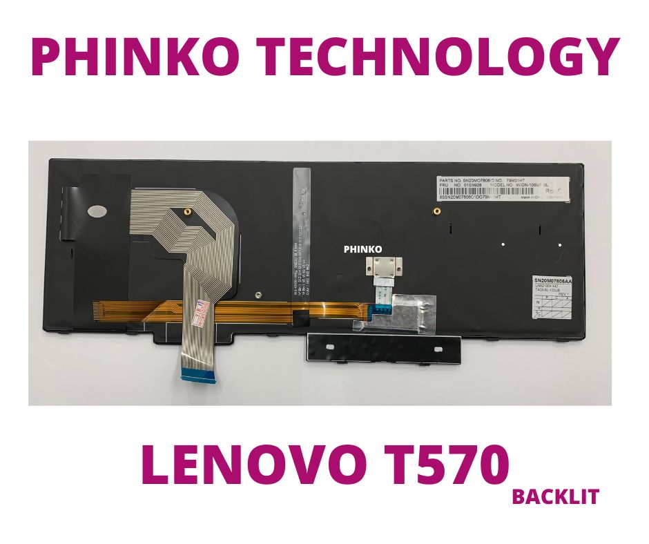 Backlit Keyboard for Lenovo ThinkPad T570 T580 P51s P52s 01ER500 01HX219