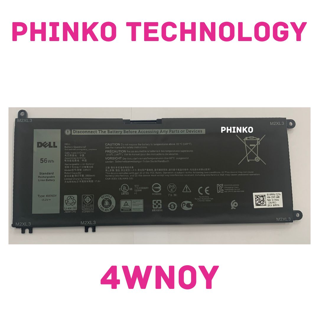 NEW 4WN0Y Battery for Dell 9P3NW G4MX4 M245Y JYFV9 56Wh