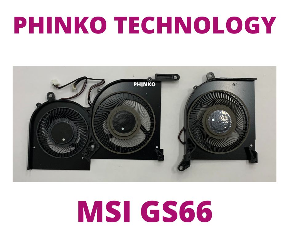 NEW One Pair of CPU GPU Cooling Fan for MSI GS66 GE66 GP66