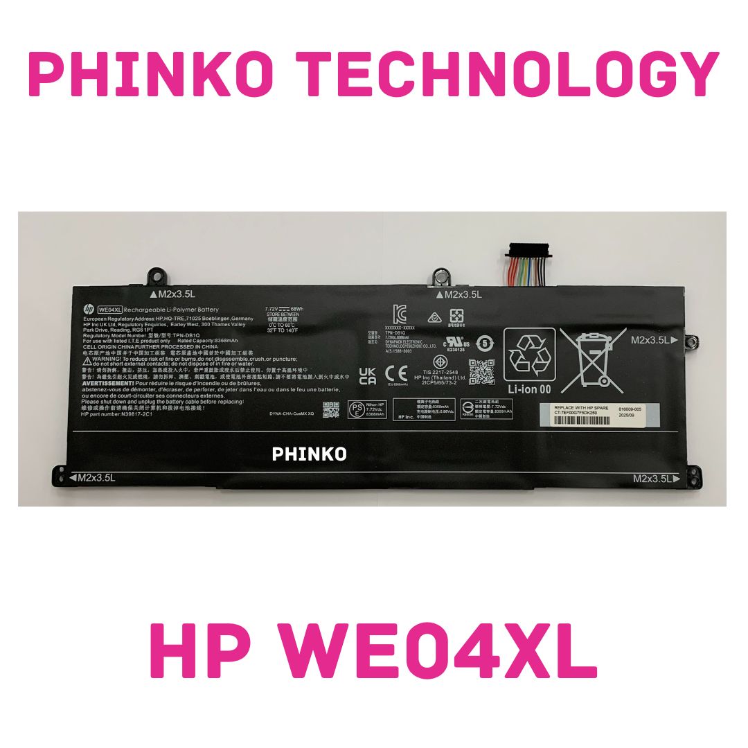 NEW Battery WE04XL N39817-CE1 For HP Pavilion Plus 14-EW 14-EY 16-AB Series