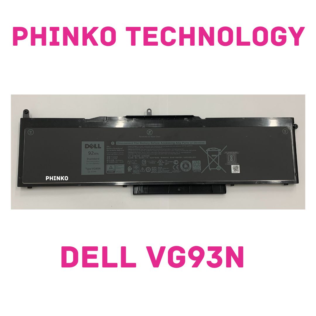 New VG93N 92Wh Battery for Dell Latitude 5580 5591 Precision 15 3520 3530 WFWKK