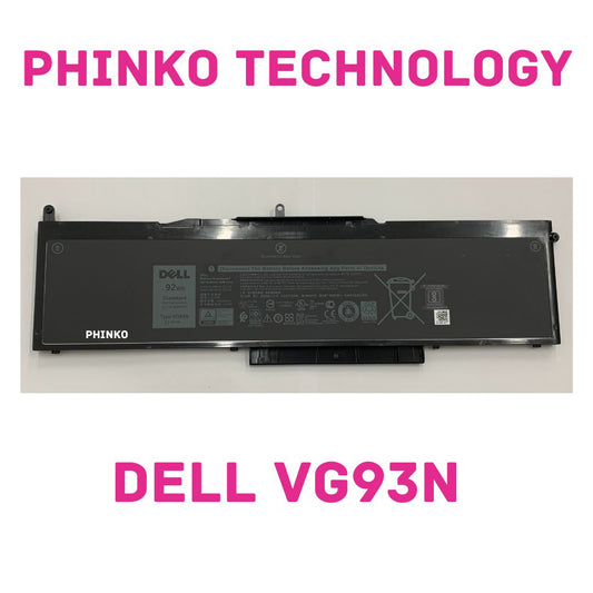 New VG93N 92Wh Battery for Dell Latitude 5580 5591 Precision 15 3520 3530 WFWKK