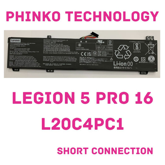 Genuine L20C4PC1 Battery for Lenovo Legion 5 17ACH6H 16ITH6 16ACH6H 15ACH6H
